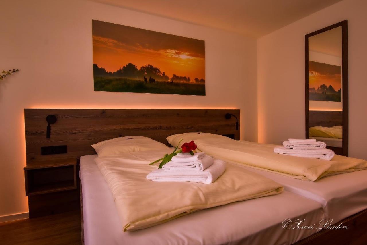 Hotel Zwei Linden - Links Der Elbe - Niedersachsen Balje Eksteriør billede